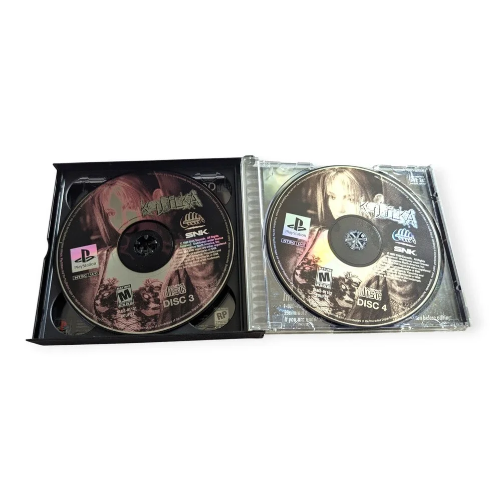 Koudelka Sony PlayStation 1 PS1 SNK 2000 Gothic Horror RPG 4-Disc Set CIB